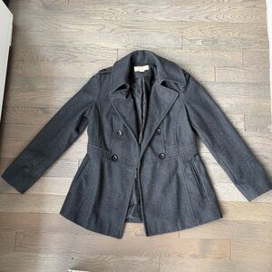 Michael Kors Charcoal Gray Coat